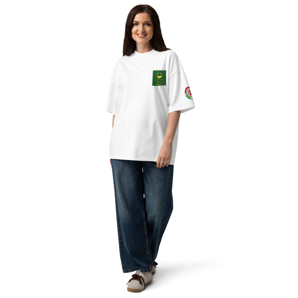 T-shirt bénévole col montant écologique unisexe