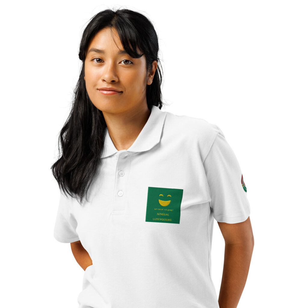 Polo bénévole brodé premium